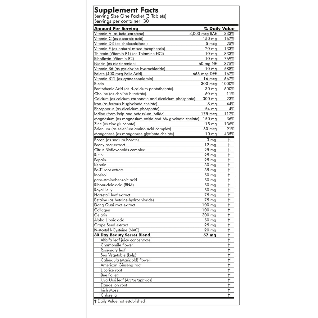 30 DAYS BEAUTY SECRET 30PACK